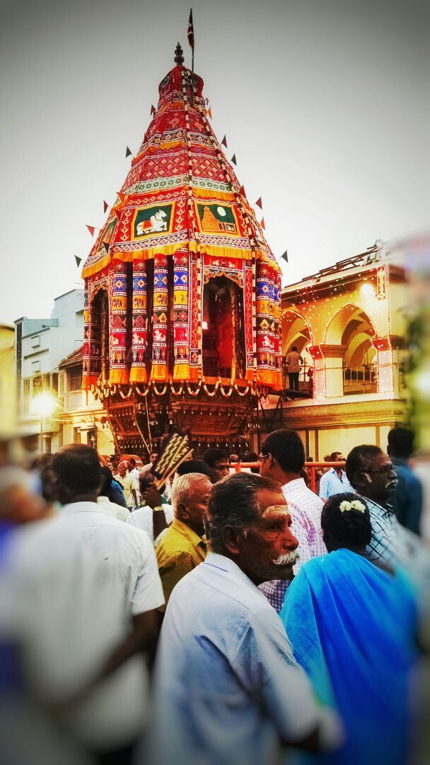 The Famous Big temple chariot festival of Thanjavur - 2016